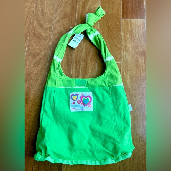 NWT The CHILDREN'S PLACE Girls GREEN TOTE BAG Tie Dye - Picture 8 of 13